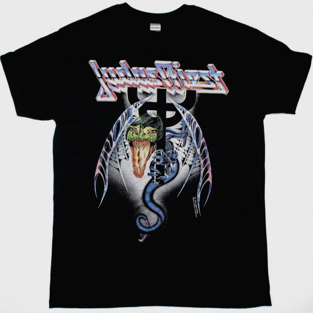 JudPriest Painkiller Tour Heavy Metal Retro New Black T-Shirt